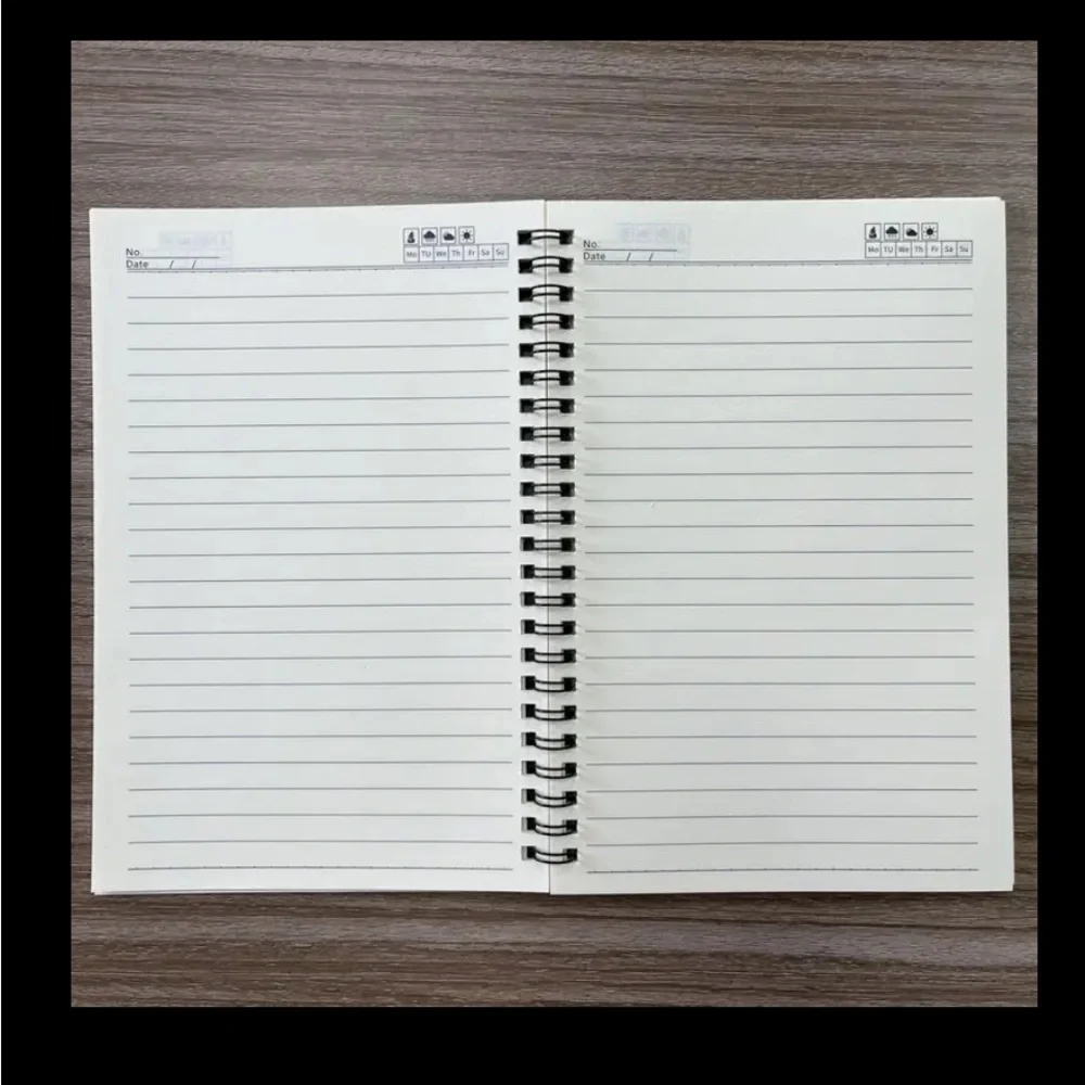 Black Spiral Notebook - Humorous Book of Lists